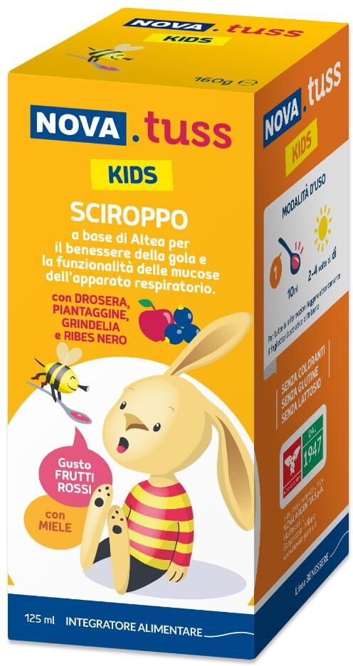 NOVA ARGENTIA Srl IND. FARM Nova Argentia Tuss Kids Sciroppo 160g - Altea per Gola e Mucose