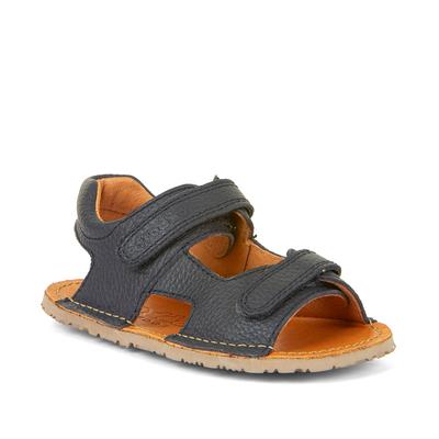 Sandale FRODDO, Jungen, Gr. 28, chromfrei gegerbt, blau (dunkelblau), Leder, unifarben, Schuhe Sandale
