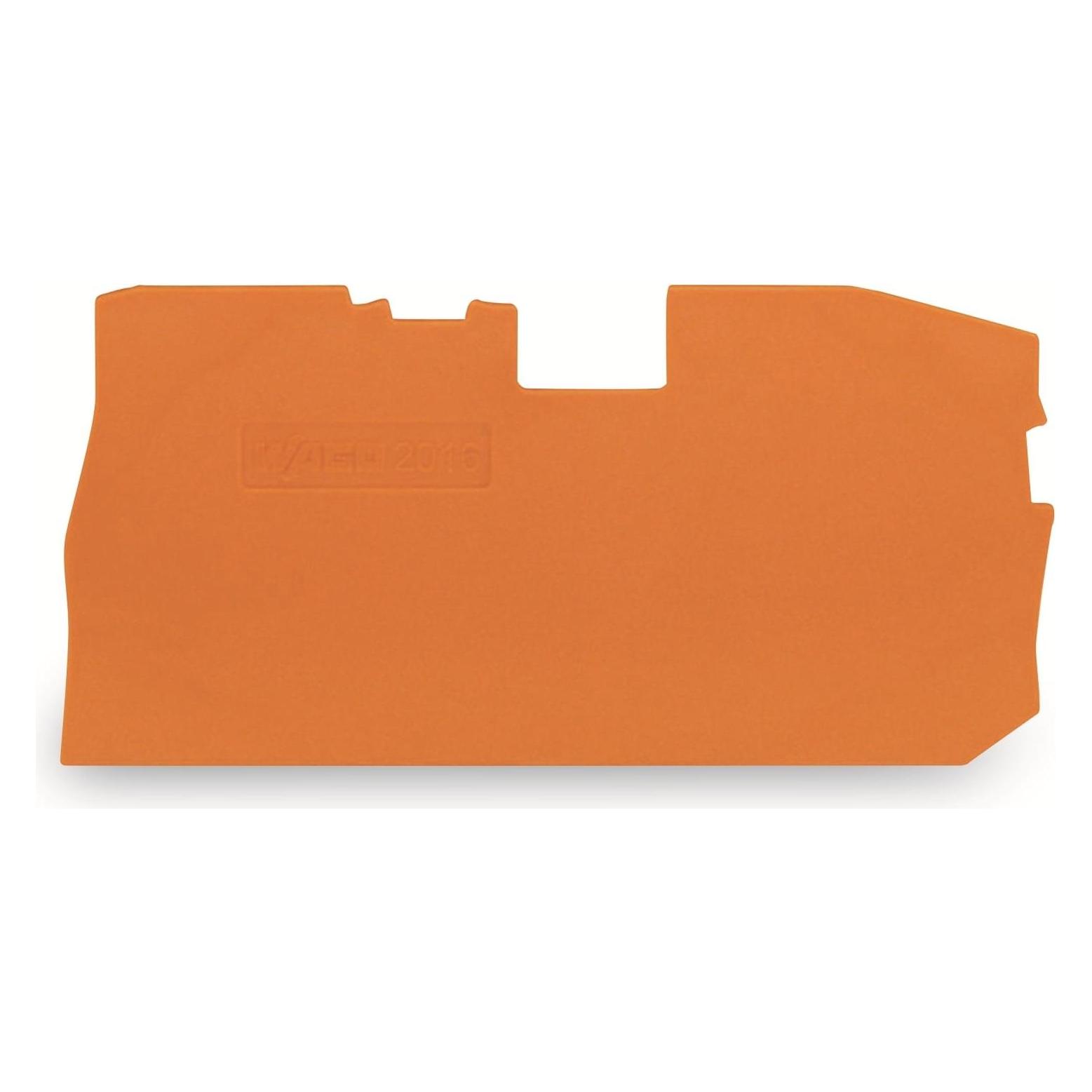 Wago Top Job S Abschl. u. 2016-7192 Zwischenplatte f. Reihenkl. orange (2016-7192)