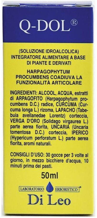 LABORATORIO ERBORISTICO DI LEO Q DOL 50ml DI LEO