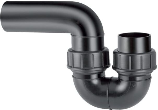 Geberit Pe Rohrbogen-Geruchsverschluss 365730161 PE-HD, DN 70