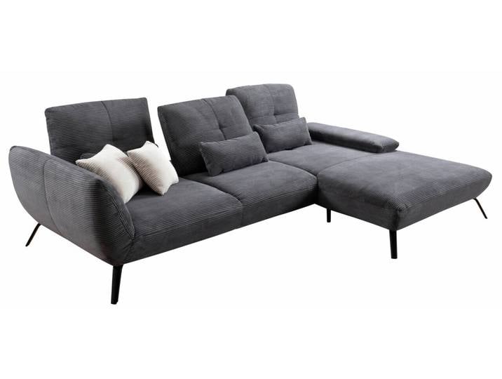 StepOne Ecksofa NEWPORT PLUS, grau, Cord