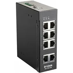 D-Link DIS-100E-8W 8-Port Unmanaged Layer2 (8 Ports), Netzwerk Switch, Schwarz