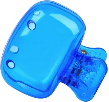 Modern Mode Marketplace Travel Toothbrush Cover Clip On Toothbrush Head Protector Cap blue