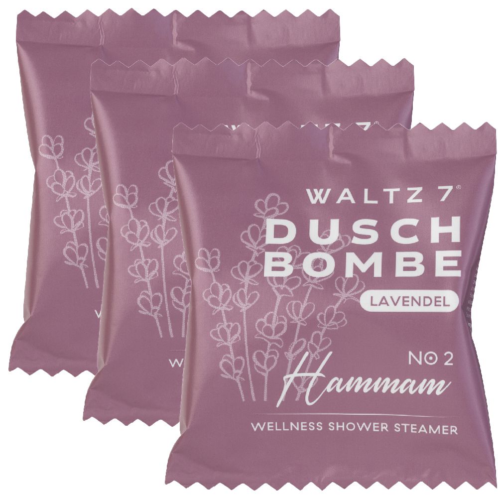 Shower Tab Waltz 7 Relaxing Lavendel 3er Set 3x1 St Bad