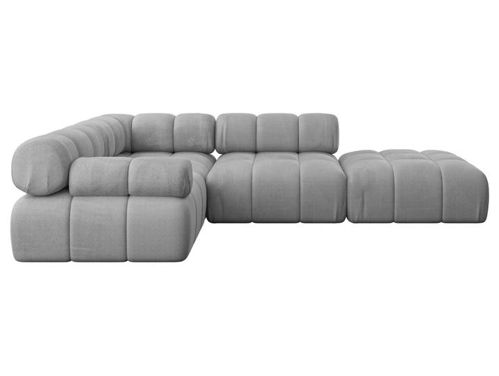 Ecksofa Felto-L1 Hellgrau - Monolith 84