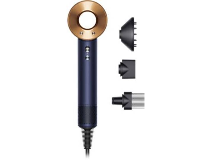 Dyson - Sèche Cheveux Supersonic Cheveux Bouclés À Frisés Bleu De Prusse Cuivré