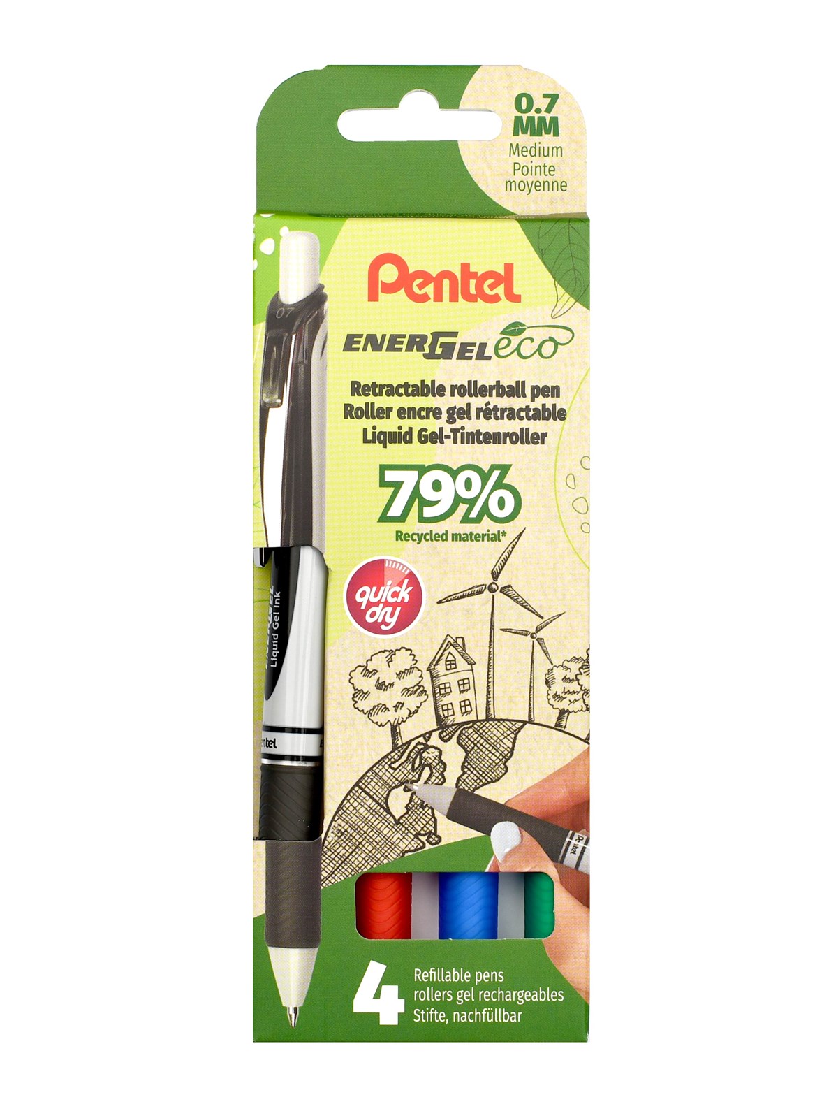 Pentel BL77E-4 EnerGel eco