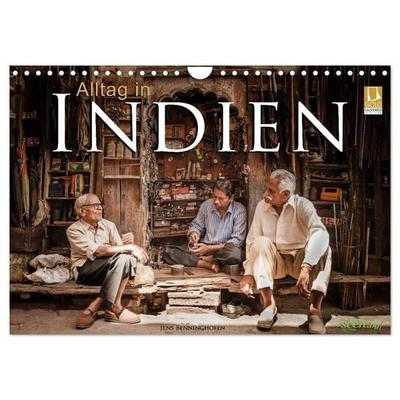 Alltag in Indien (Wandkalender 2027 DIN A4 quer), CALVENDO Monatskalender
