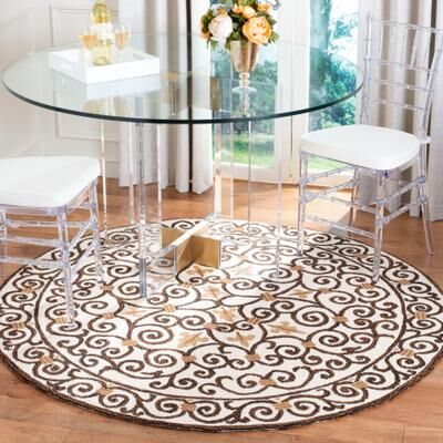 Safavieh Hand-hooked Chelsea Cherrelle Country Oriental Wool Rug