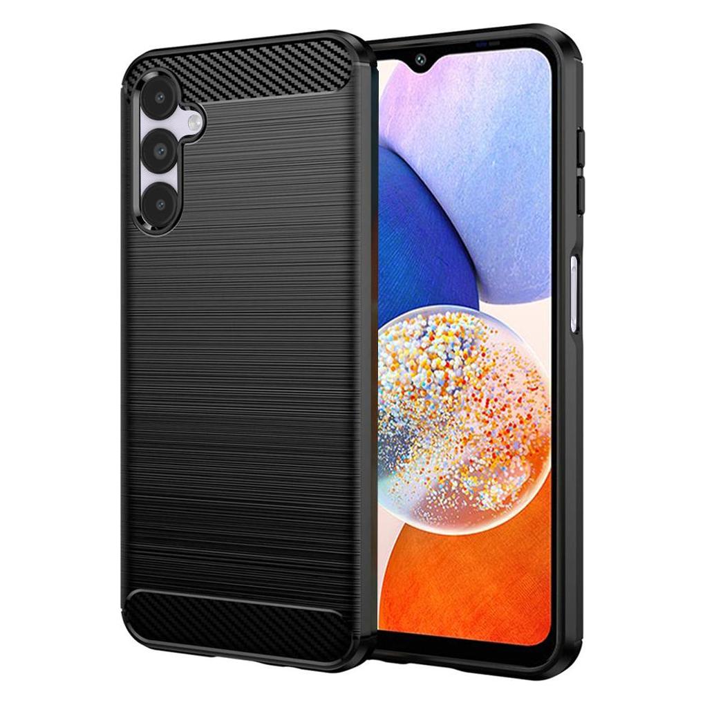 Techsuit - Carbon Silicone - Samsung Galaxy A14 4G / A14 5G - Black (Samsung Galaxy A14, Samsung Galaxy A14 5G) (56340435)
