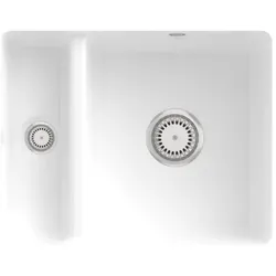Villeroy und Boch Unterbauspüle 675801R1 mit Ablaufgarnitur und Handbetätigung, weiß