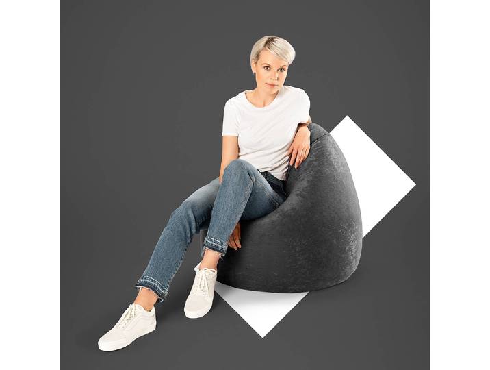 home24 Ø 70cm grijs/antracietkleurig
