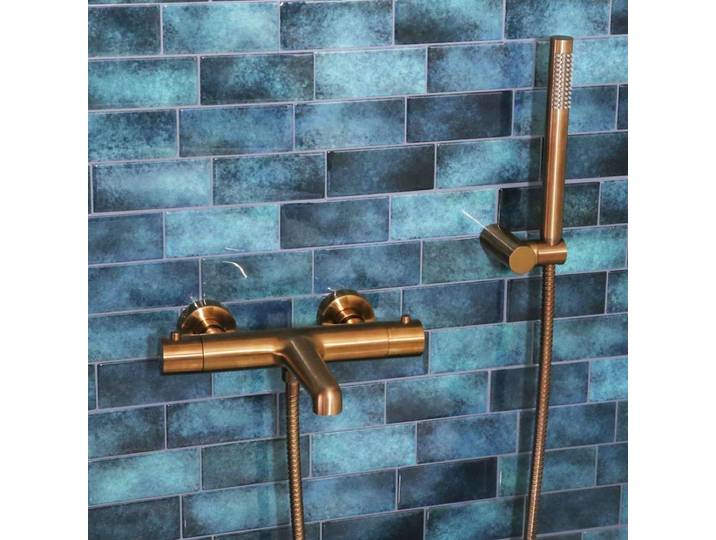 Luisa combiné support de douche cuivre brossé 3 pièces Essebagno