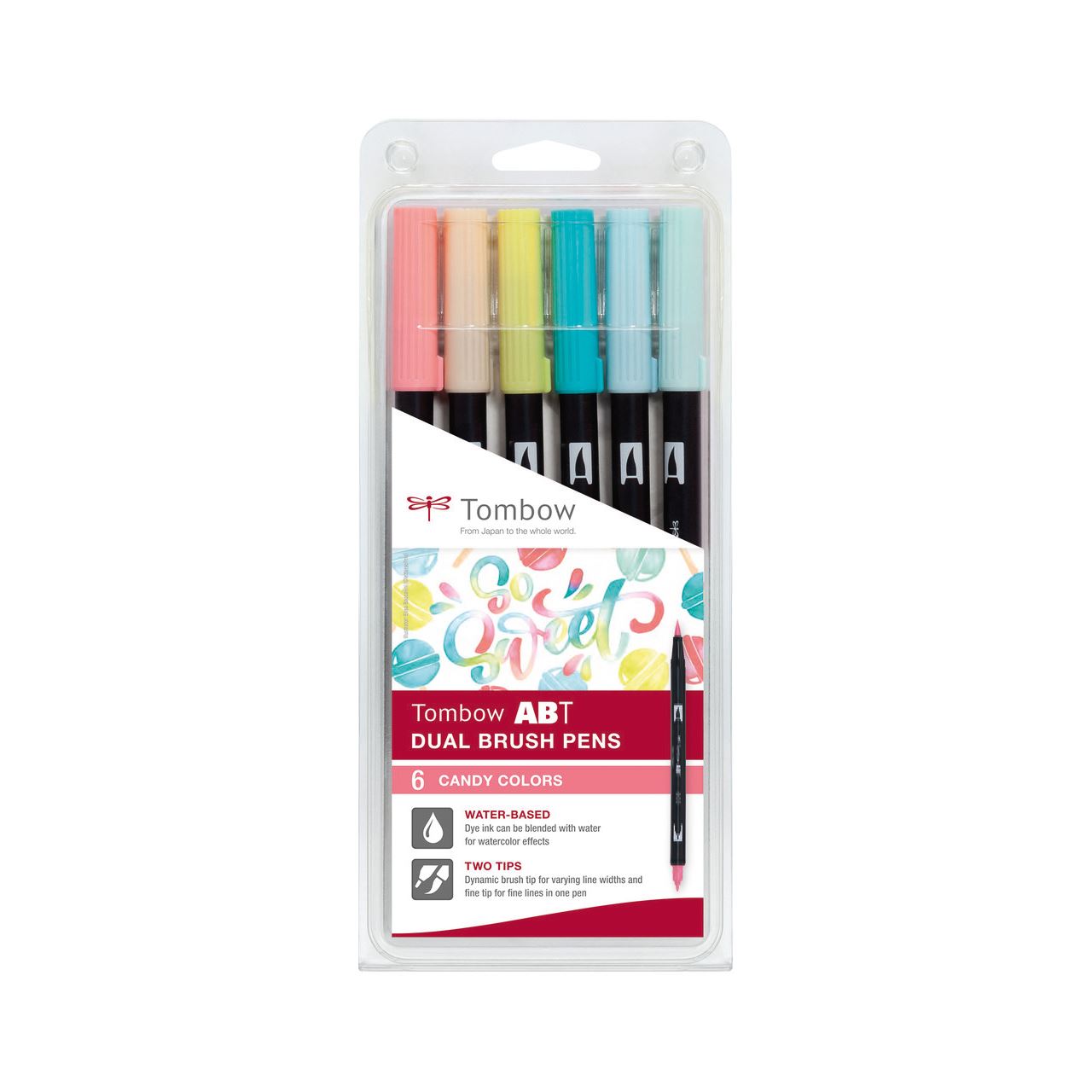 Tombow ABT Dual Brush-Pens farbsortiert, 1 Set