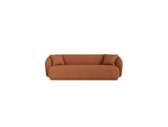3-Sitzer Design Sofa Jane Chenille Brick chosen by Bloomingloft