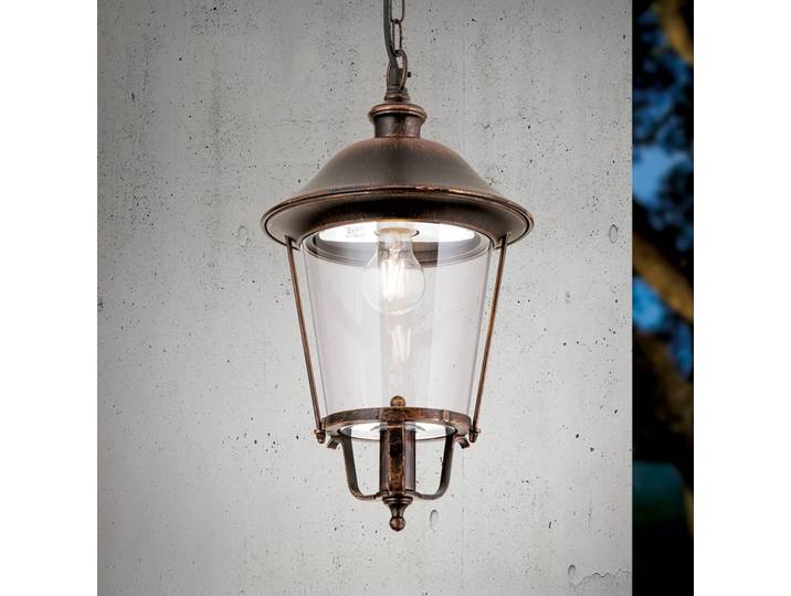 ORION Außenhängeleuchte Mariella, schwarz-kupfer, Metall MARIELLA, kupfer, Aluminium, Antik