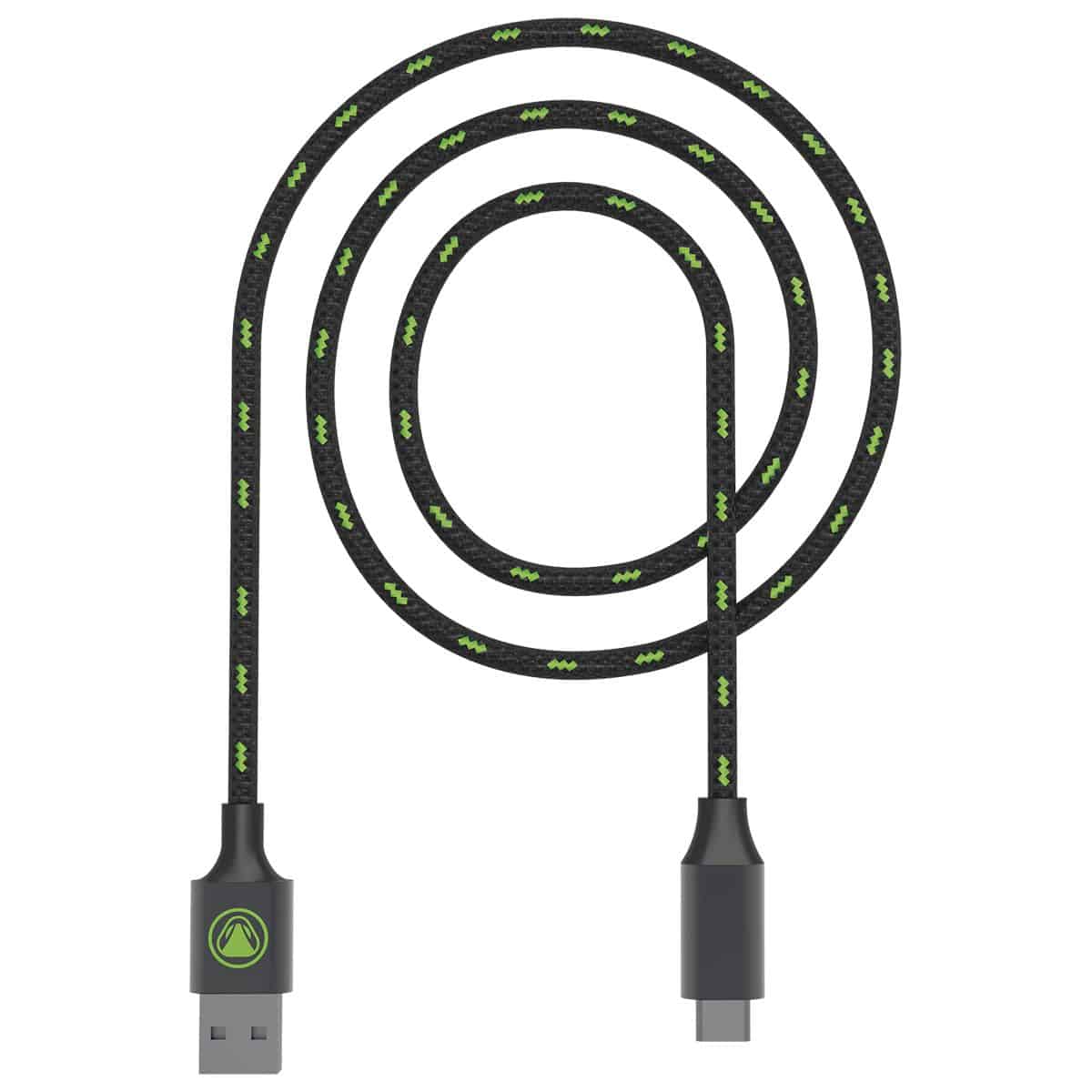 Snakebyte Charge&Data SX Stecker USB C auf USB A 2 m (Schwarz/Grün) SB916267