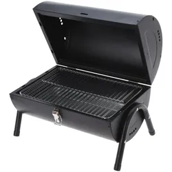 WellHome - Zylindergrill Enthält 2 Roste und 2 Metallplatten 38x24,5cm