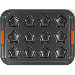 Le Creuset Cupcake-Form Sternemuster mit Antihaftbeschichtung