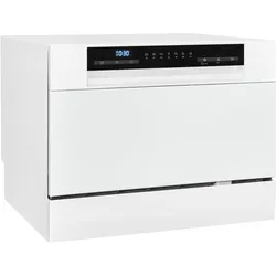 Exquisit GSP206-030D, Geschirrspüler Freistehend, Weiss