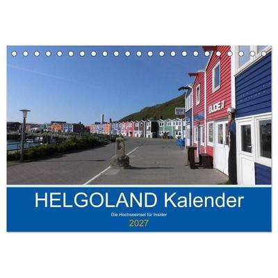 Helgoland Kalender (Tischkalender 2027 DIN A5 quer), CALVENDO Monatskalender