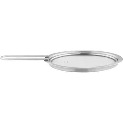 Eva Solo Eva Trio - Glasdeckel - Brushed steel - 16 cm, Zubehör Kochgeschirr, Transparent, Silber