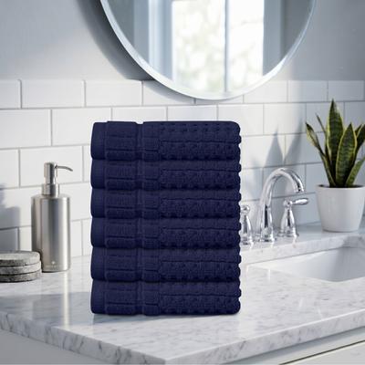 Home Weavers Inc Home Weavers Willow Collection 630GSM Cotton Zero Twist Super Absorbent Wash Cloth - 13x13