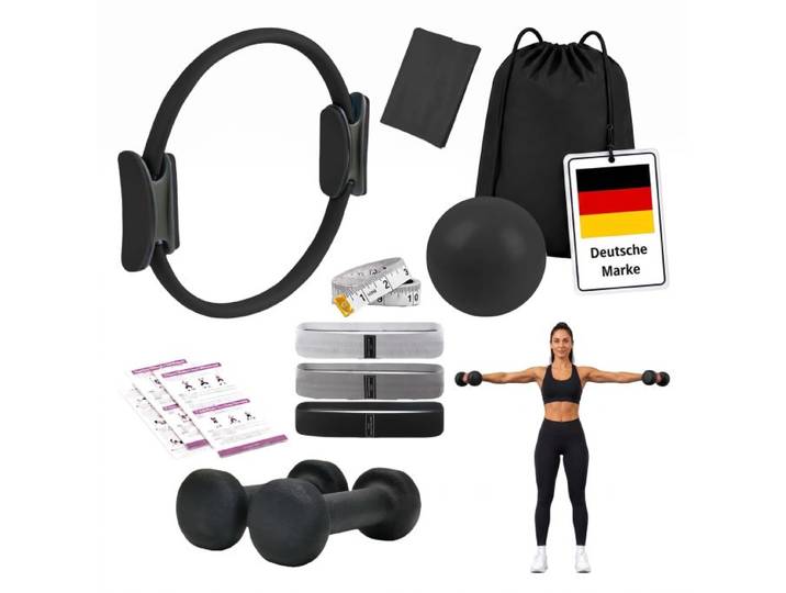 Relaxdays 11-teiliges Pilates Set