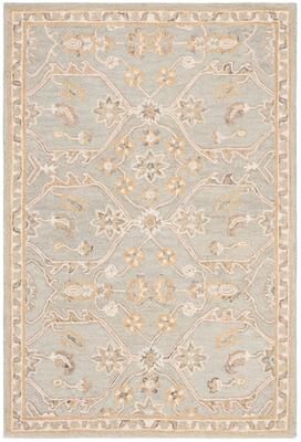 SAFAVIEH Handmade Blossom Allene Modern Floral Wool Rug