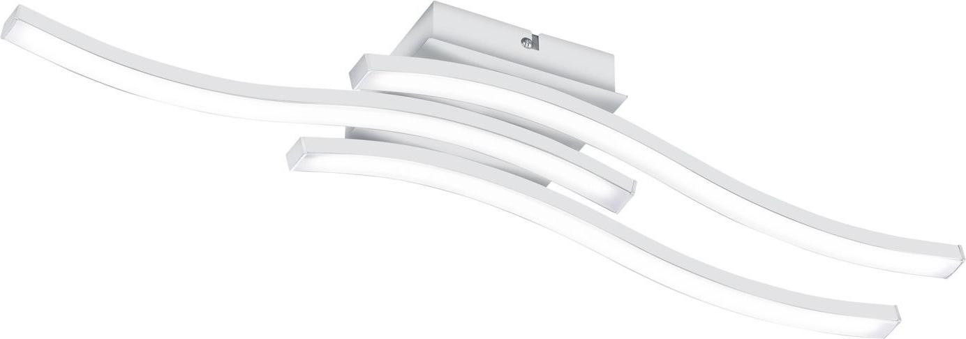 Trio Route Design plafondlamp wit met 3 LED-lichten