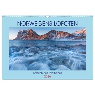 Norwegens Lofoten (Wandkalender 2026 DIN A3 quer), CALVENDO Monatskalender