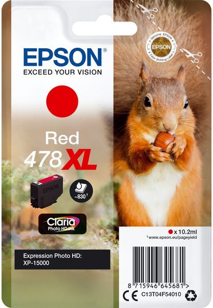 Epson 378/478XL (C13T04F54010) - Rot - Druckerpatrone - Hohe Kapazität