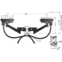 Vahle Doppelstromabnehmer KDST 280/25 PE