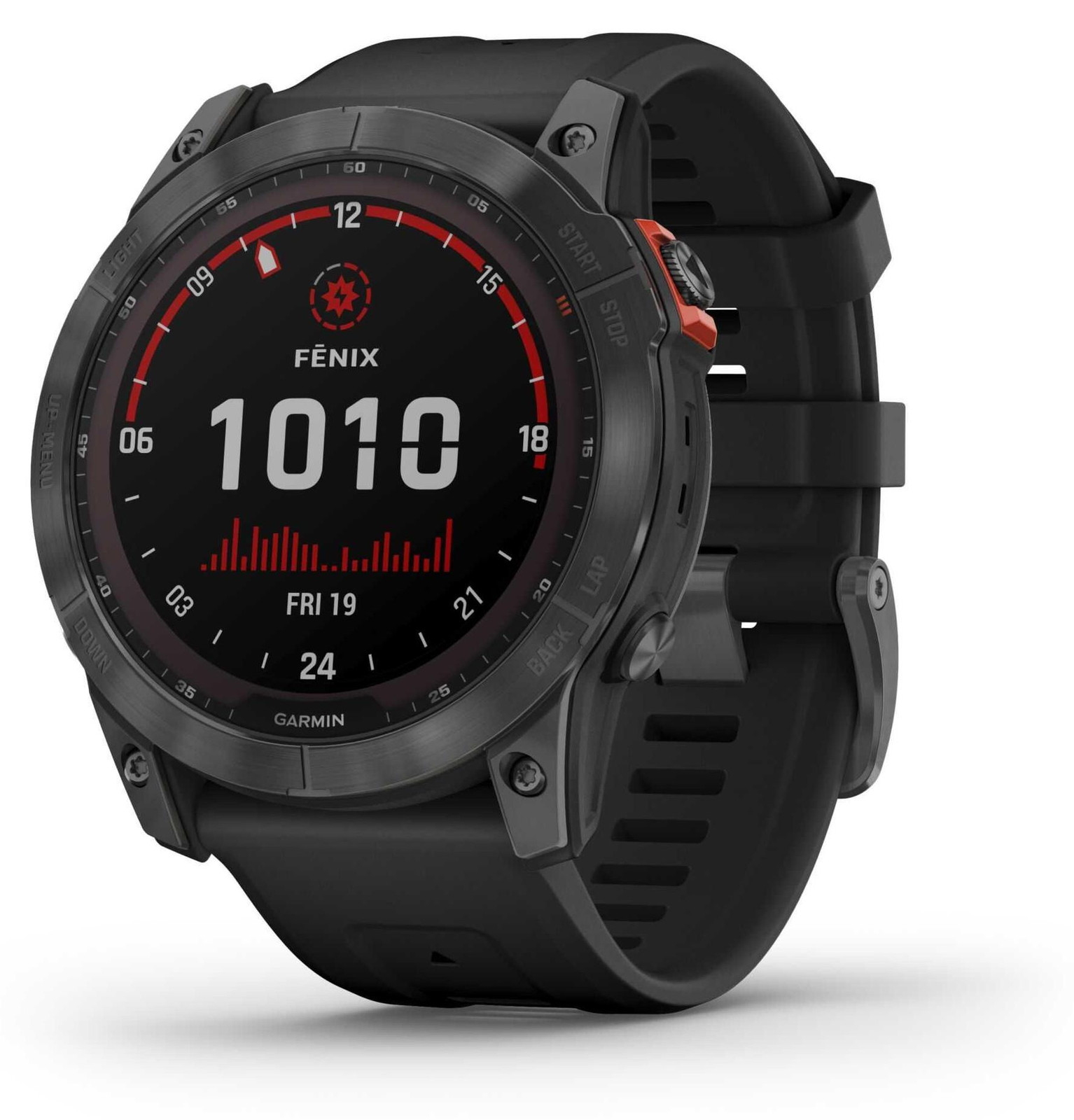 Garmin fenix 7x Solar - 51 mm - Grijs (Slate Grey)