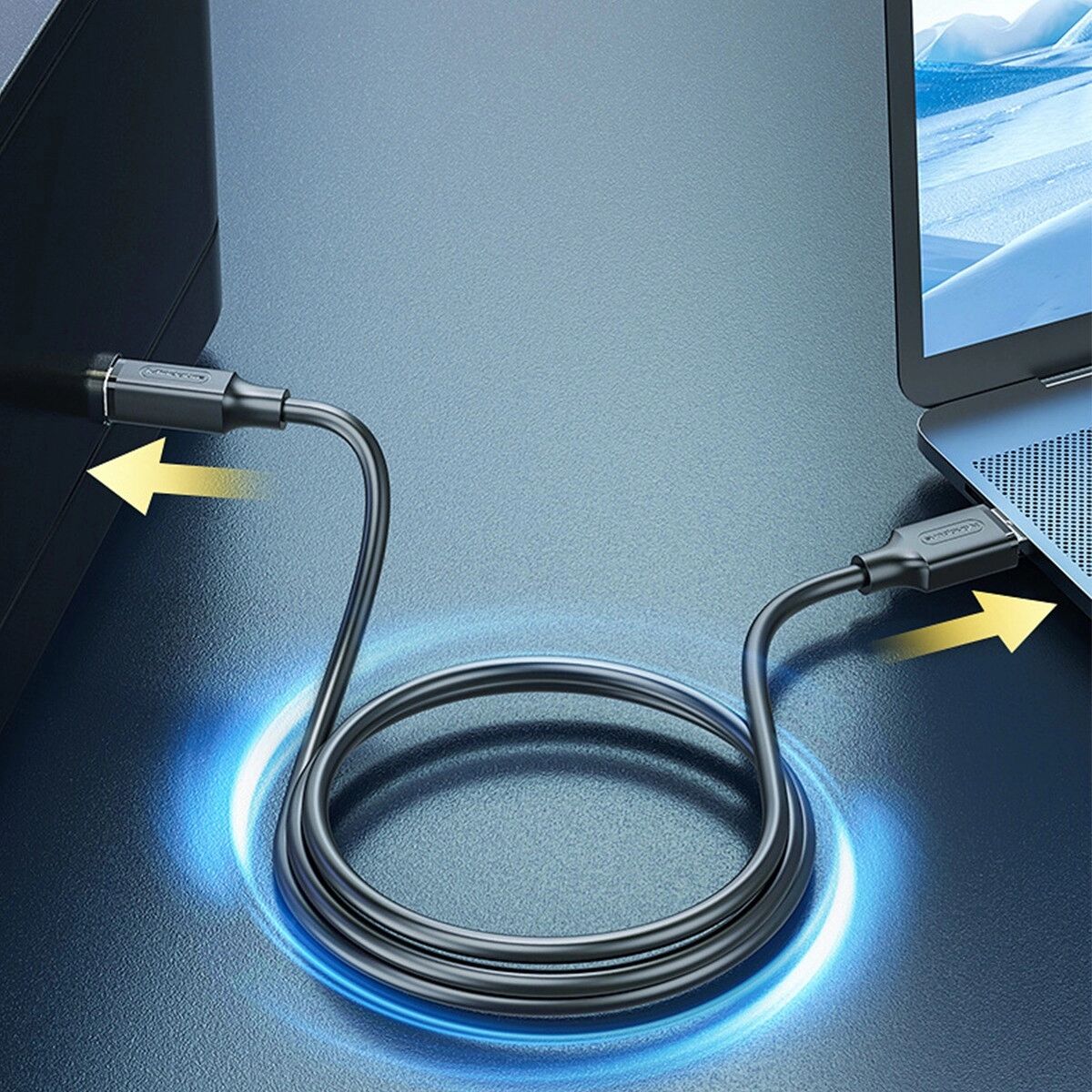 INF Câble imprimante USB 3.0 A vers B de 3m avec anneau magnétique, compatible avec imprimantes Canon et HP