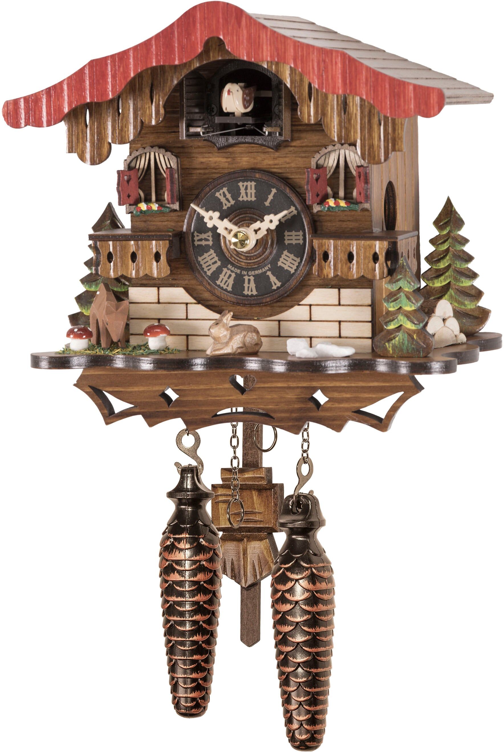 Pendelwanduhr CHRISTOFFEL "Kuckucksuhr Christoffel", bunt, Wanduhren, Pendelwanduhr bunt Einheitsgröße