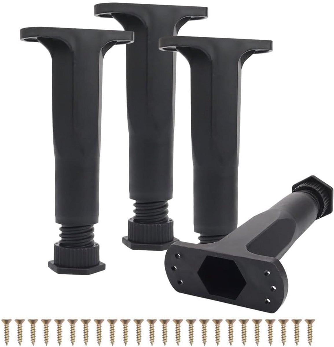 Verstelbare Meubelpoten 16-28 cm - Set van 4 antislip meubelpoten voor tafels en meubels