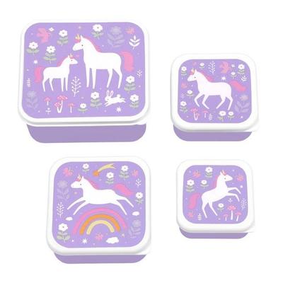 Lunchbox / 4er Set / Einhorn