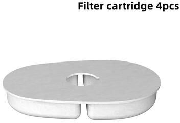Inspired Living FreshFlow 2L Quiet Cat Water Fountain With USB Filter System filter Cartridge