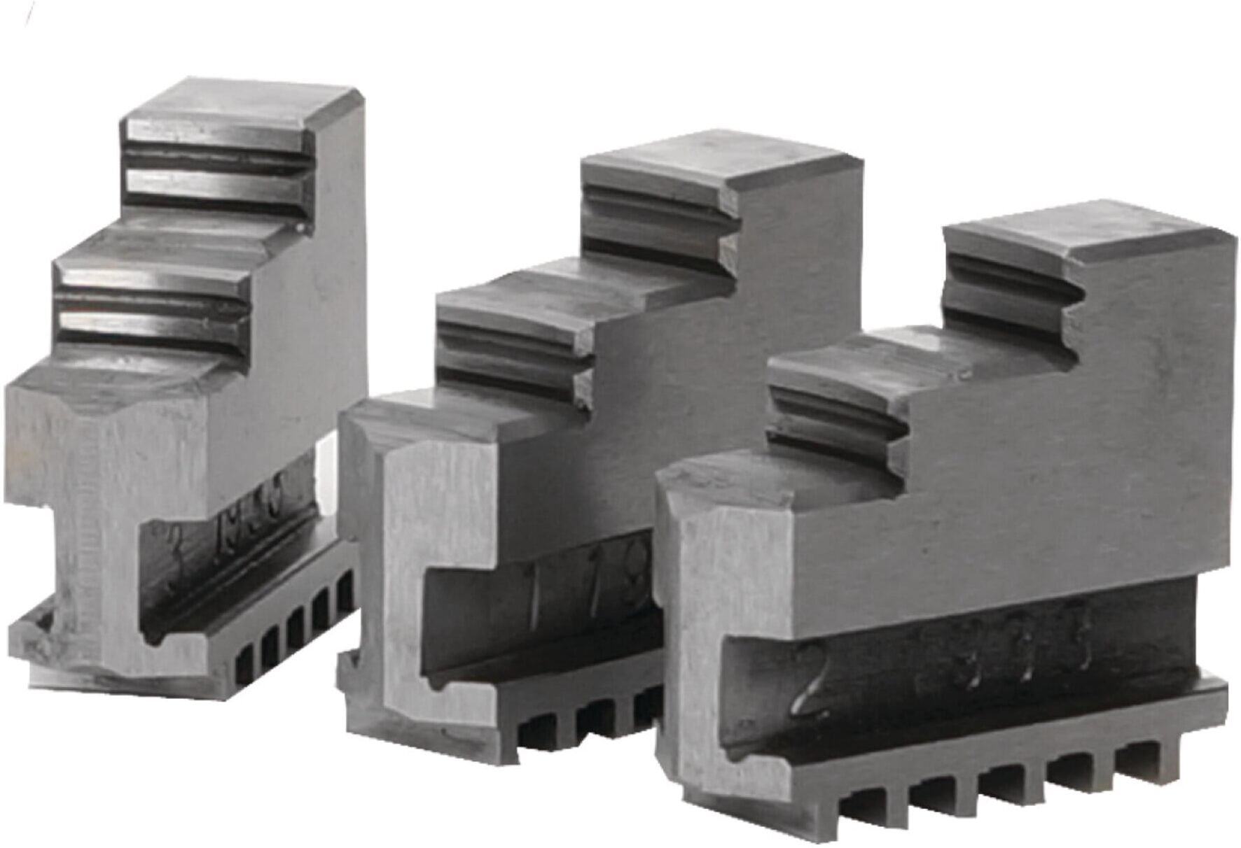 Optimum Blockbackensatz weich 3-Backendrehfutter Ø 160mm DIN 6350 (3442907)