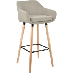 CLP Barhocker Grant Stoff   Farbe: creme