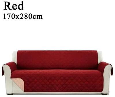 Uplift Picks ComfortShield Non Slip Sofa Cover Protector Washable Pet Sofa Cushion Cover Wear Resistant Furniture Cover red 170x280 Cm
