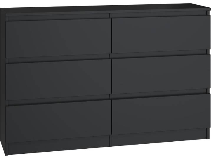 Commode à larges tiroirs TAAVI - noir