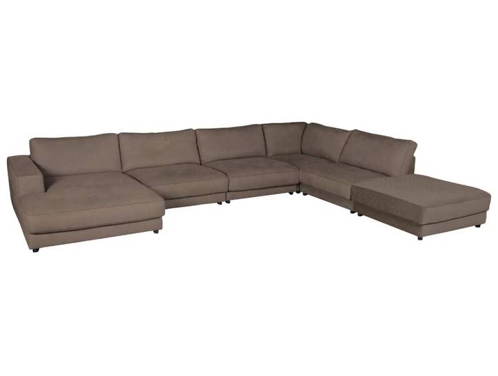 Ecksofa Havanna Basic Candy / Farbe: Asphalt / Material: Leder Basic