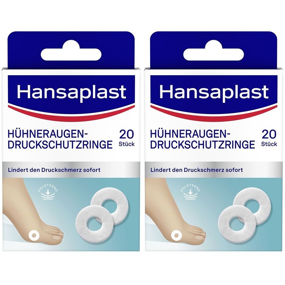 Hansaplast Druckschutzring klein 2x 2x20 St Pflaster