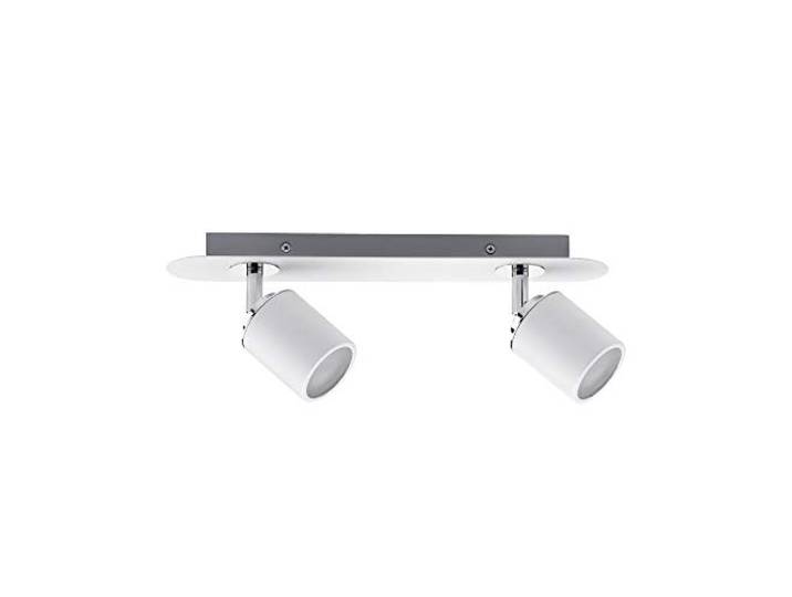 Paulmann 66718 Spots Tube\, IP44\, max. 2x10W\, GU10\, Blanc/Chrome\, 230V\, Métal