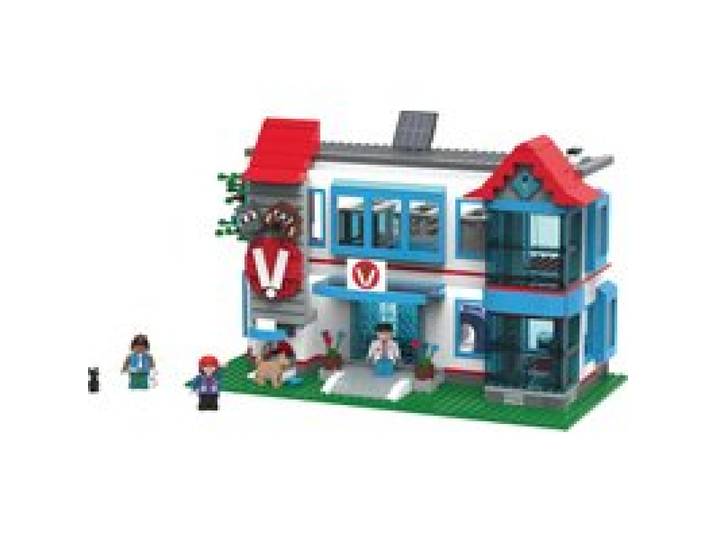 PLAYTIVE CLIPPYS Set de construction (Clinique vétérinaire)