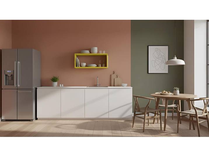 Cube mural coloré sur mesure Pickawood MDF Peint Jaune soufre
