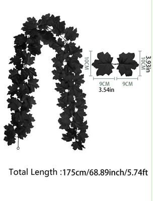 Inspired Living Harvest Glow Maple & Fruit Vine Garland 3